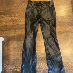Zara leather pants